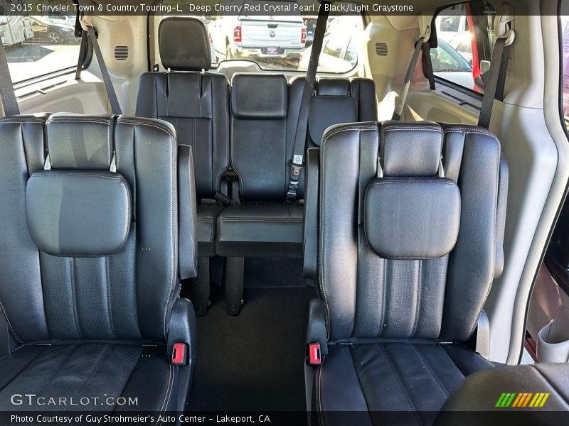 Deep Cherry Red Crystal Pearl / Black/Light Graystone 2015 Chrysler Town & Country Touring-L