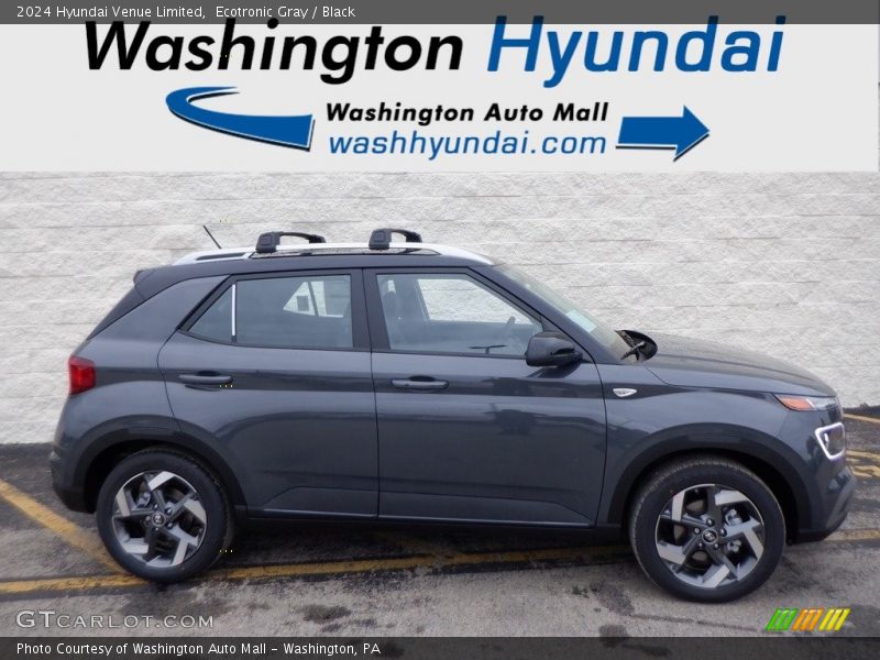 Ecotronic Gray / Black 2024 Hyundai Venue Limited