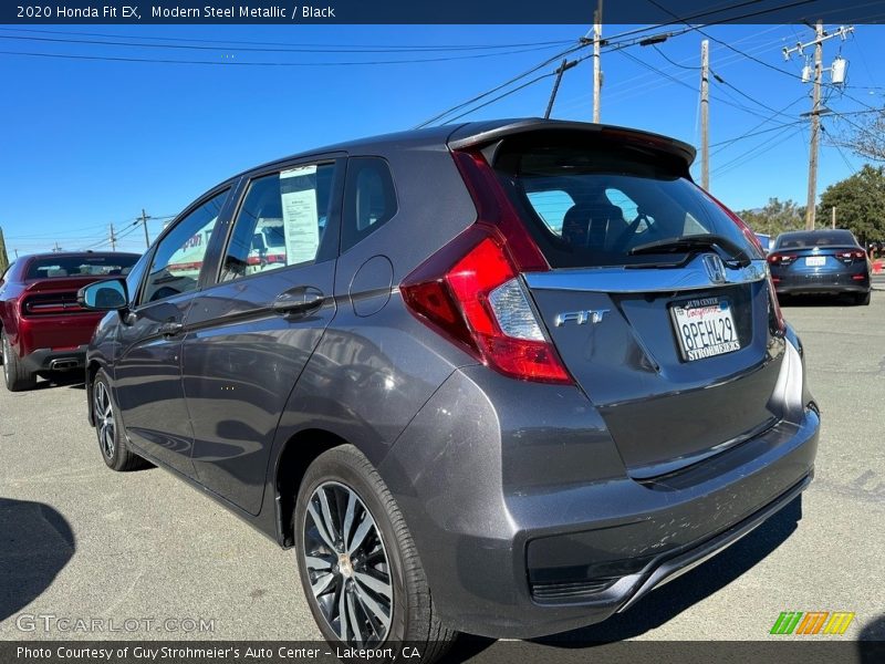 Modern Steel Metallic / Black 2020 Honda Fit EX