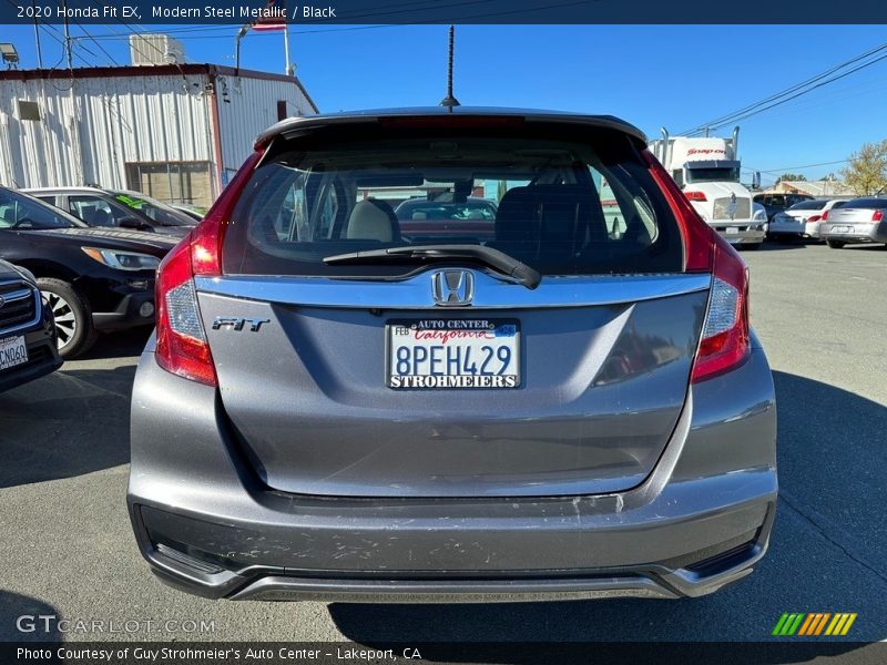 Modern Steel Metallic / Black 2020 Honda Fit EX