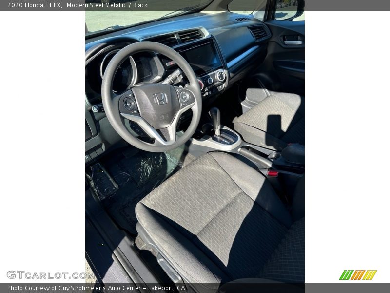 Modern Steel Metallic / Black 2020 Honda Fit EX