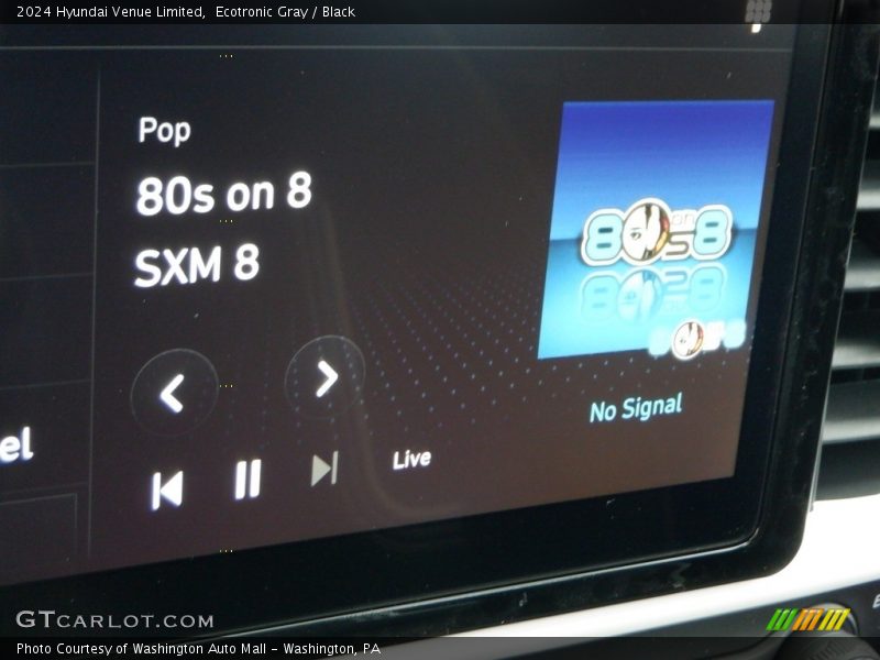 Ecotronic Gray / Black 2024 Hyundai Venue Limited