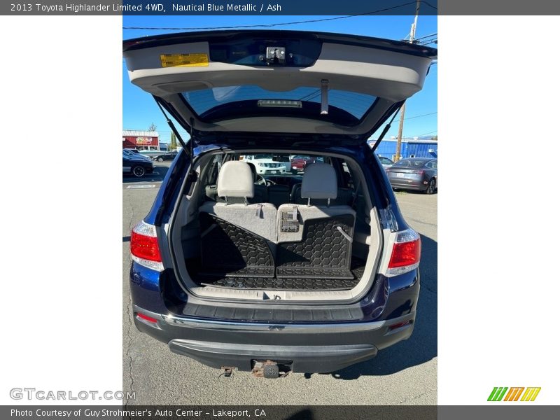 Nautical Blue Metallic / Ash 2013 Toyota Highlander Limited 4WD