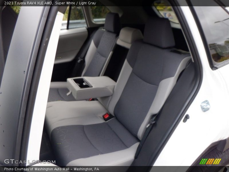 Super White / Light Gray 2021 Toyota RAV4 XLE AWD