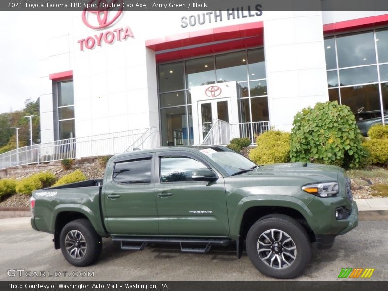 Army Green / Black 2021 Toyota Tacoma TRD Sport Double Cab 4x4
