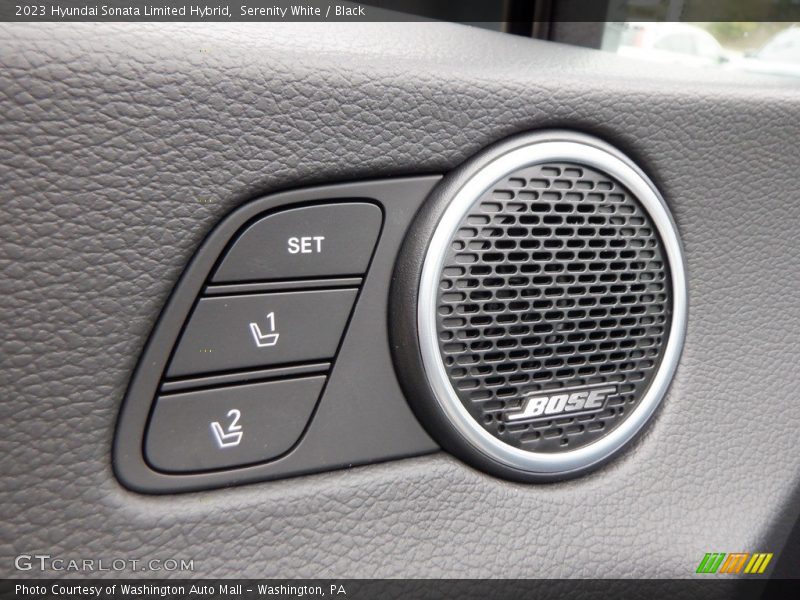 Serenity White / Black 2023 Hyundai Sonata Limited Hybrid