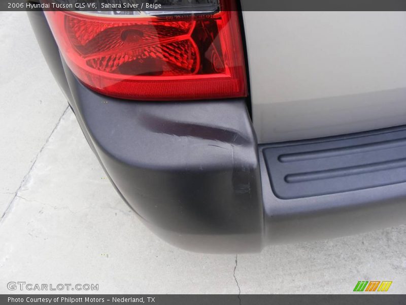 Sahara Silver / Beige 2006 Hyundai Tucson GLS V6