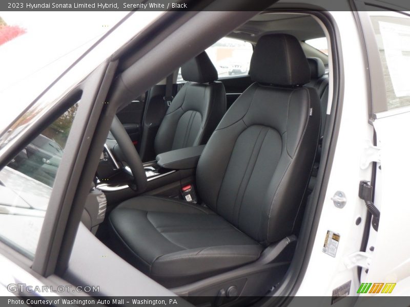Serenity White / Black 2023 Hyundai Sonata Limited Hybrid