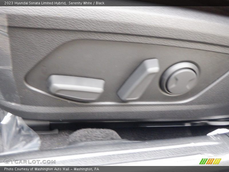 Serenity White / Black 2023 Hyundai Sonata Limited Hybrid