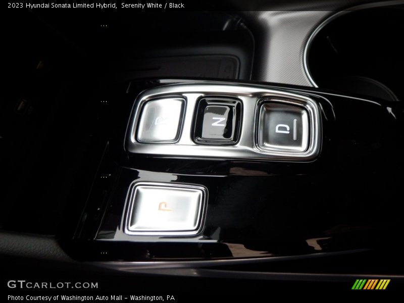 Serenity White / Black 2023 Hyundai Sonata Limited Hybrid