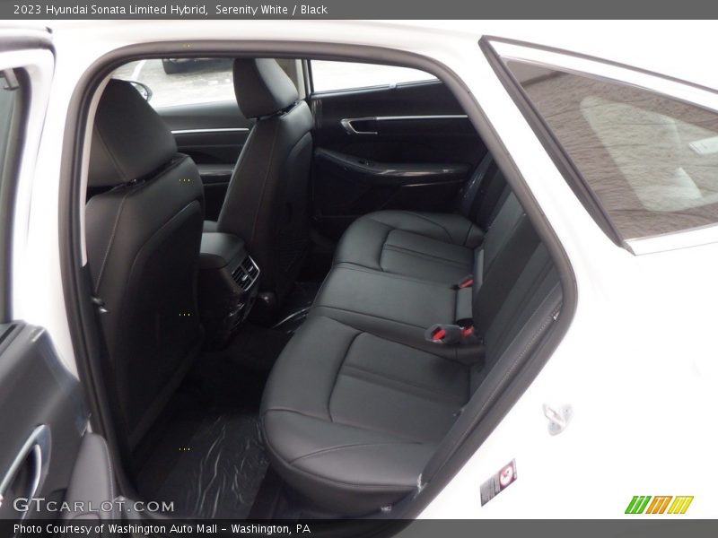 Serenity White / Black 2023 Hyundai Sonata Limited Hybrid