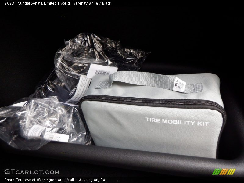 Serenity White / Black 2023 Hyundai Sonata Limited Hybrid