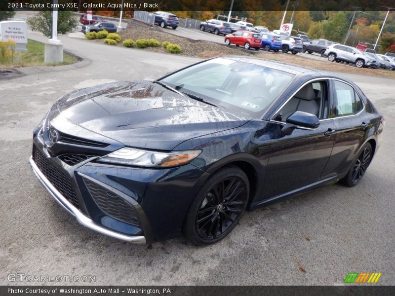Galactic Aqua Mica / Black 2021 Toyota Camry XSE