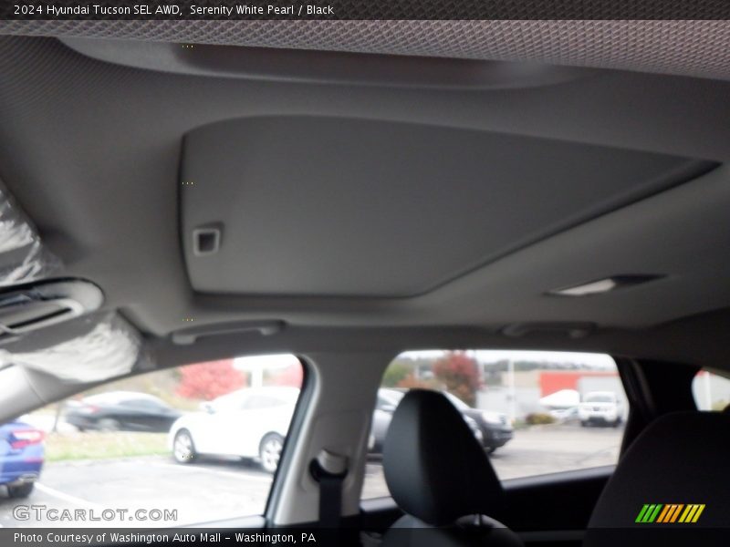 Serenity White Pearl / Black 2024 Hyundai Tucson SEL AWD