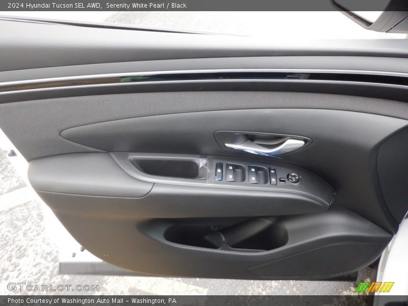 Serenity White Pearl / Black 2024 Hyundai Tucson SEL AWD