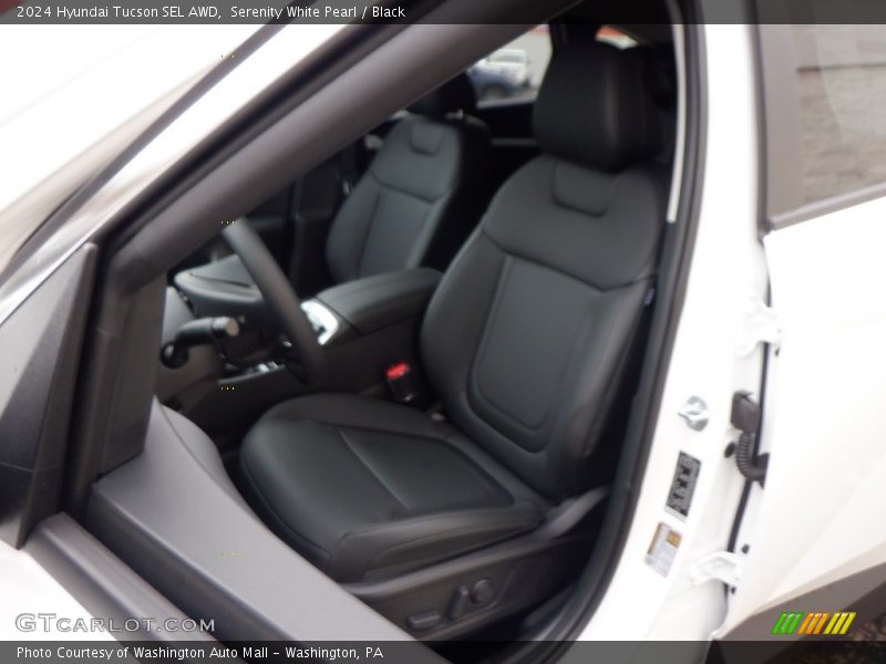 Serenity White Pearl / Black 2024 Hyundai Tucson SEL AWD