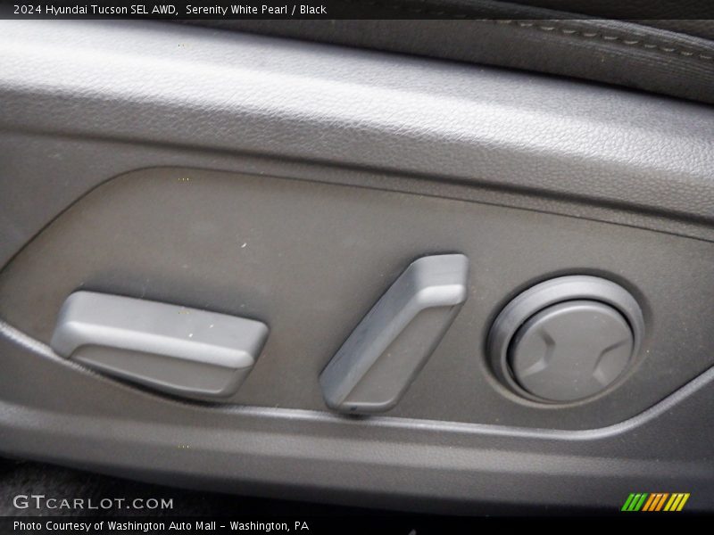 Serenity White Pearl / Black 2024 Hyundai Tucson SEL AWD
