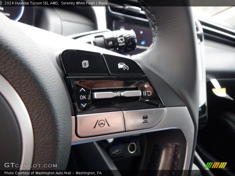 Serenity White Pearl / Black 2024 Hyundai Tucson SEL AWD