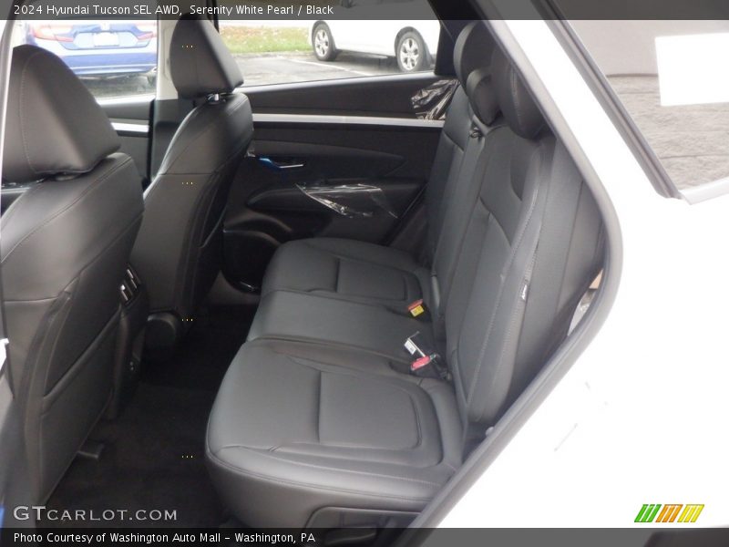 Serenity White Pearl / Black 2024 Hyundai Tucson SEL AWD