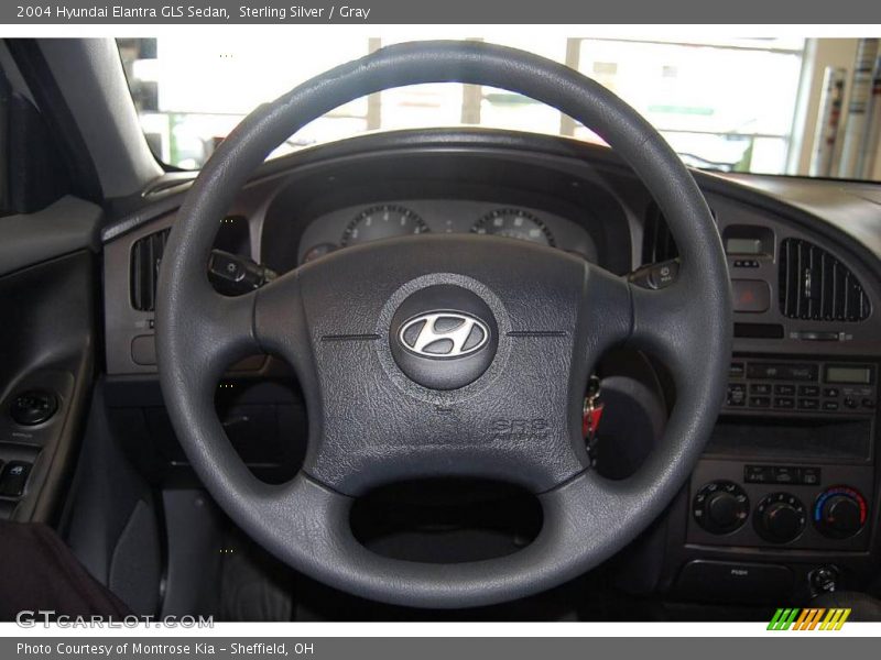 Sterling Silver / Gray 2004 Hyundai Elantra GLS Sedan