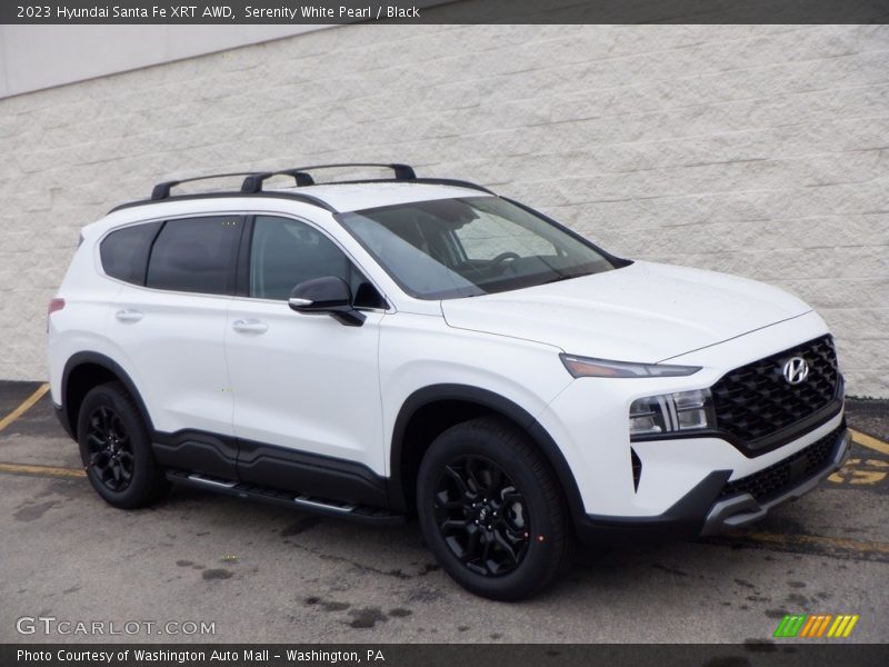 Serenity White Pearl / Black 2023 Hyundai Santa Fe XRT AWD