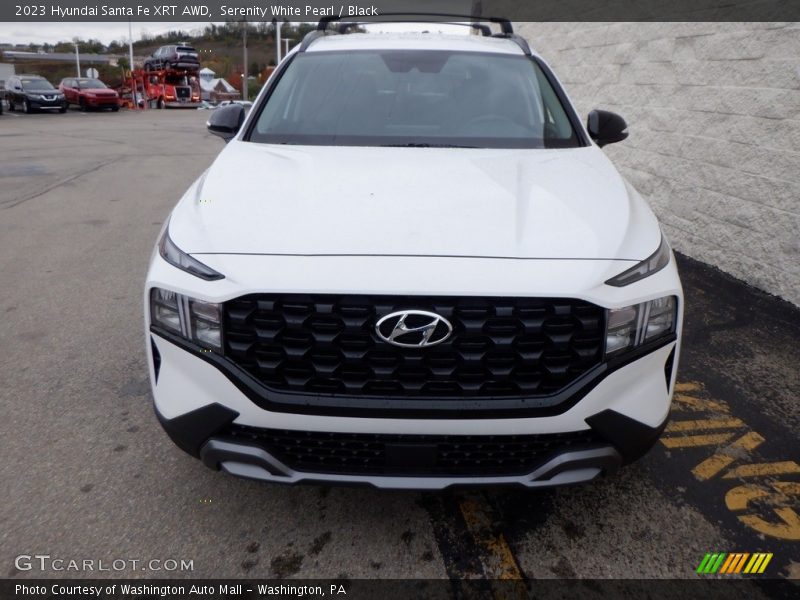 Serenity White Pearl / Black 2023 Hyundai Santa Fe XRT AWD
