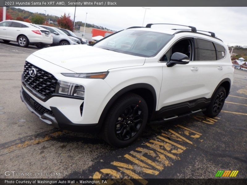 Serenity White Pearl / Black 2023 Hyundai Santa Fe XRT AWD