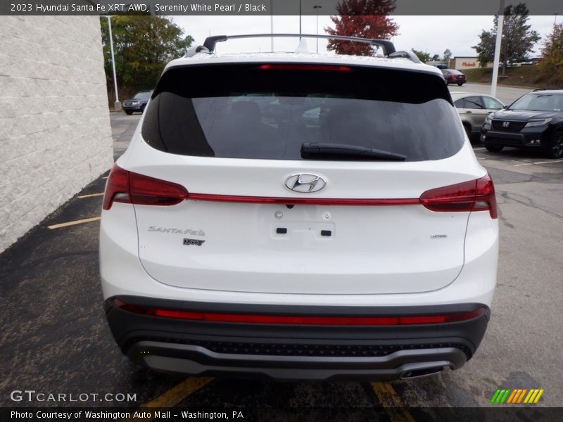 Serenity White Pearl / Black 2023 Hyundai Santa Fe XRT AWD
