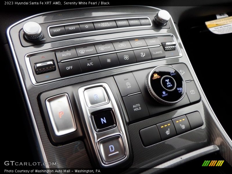 Serenity White Pearl / Black 2023 Hyundai Santa Fe XRT AWD