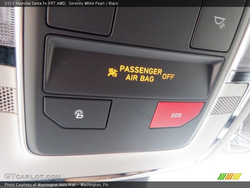 Serenity White Pearl / Black 2023 Hyundai Santa Fe XRT AWD