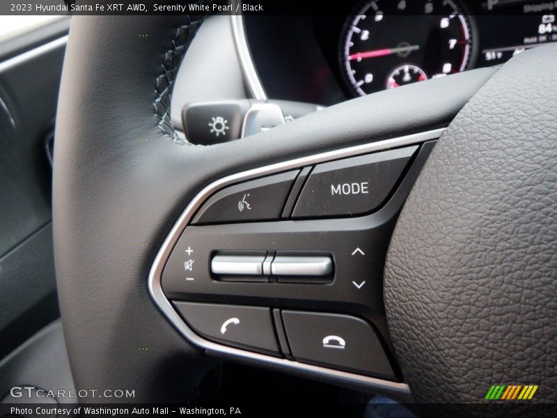 Serenity White Pearl / Black 2023 Hyundai Santa Fe XRT AWD