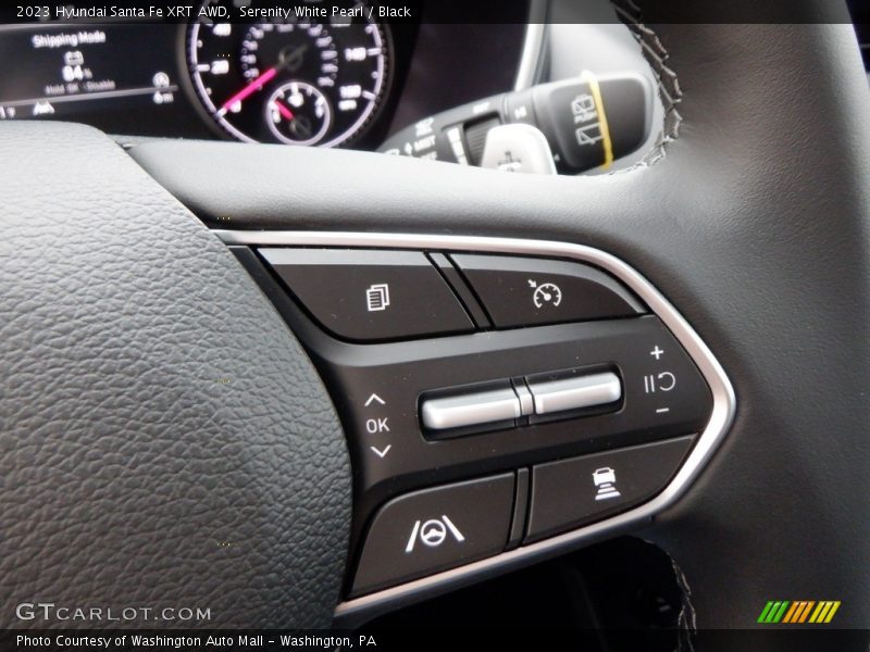 Serenity White Pearl / Black 2023 Hyundai Santa Fe XRT AWD