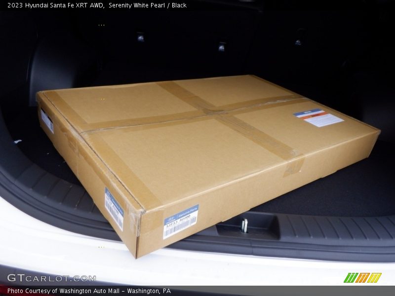 Serenity White Pearl / Black 2023 Hyundai Santa Fe XRT AWD