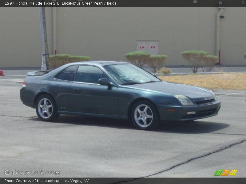 Eucalyptus Green Pearl / Beige 1997 Honda Prelude Type SH