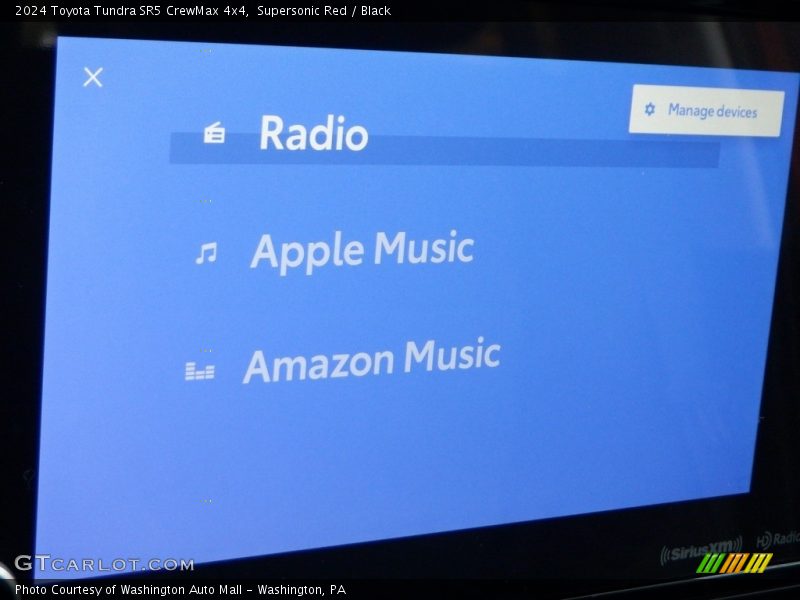 Supersonic Red / Black 2024 Toyota Tundra SR5 CrewMax 4x4