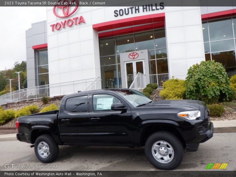 Black / Cement 2023 Toyota Tacoma SR Double Cab 4x4