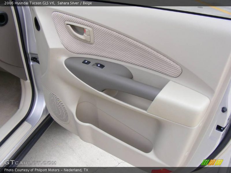 Sahara Silver / Beige 2006 Hyundai Tucson GLS V6
