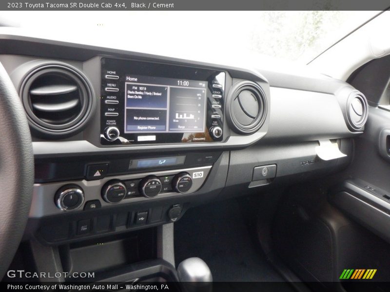 Dashboard of 2023 Tacoma SR Double Cab 4x4