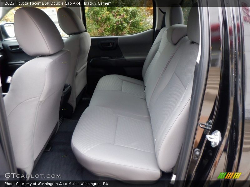 Rear Seat of 2023 Tacoma SR Double Cab 4x4