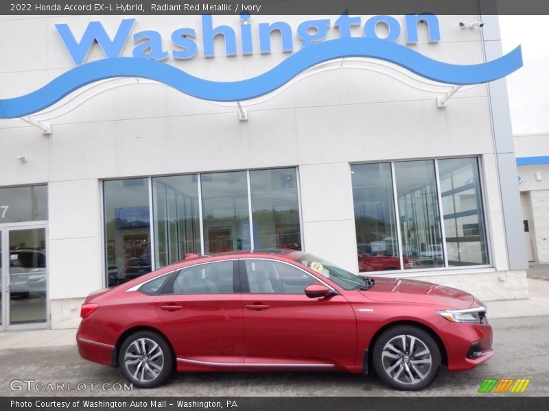 Radiant Red Metallic / Ivory 2022 Honda Accord EX-L Hybrid