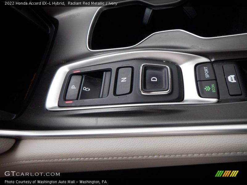 2022 Accord EX-L Hybrid CVT Automatic Shifter