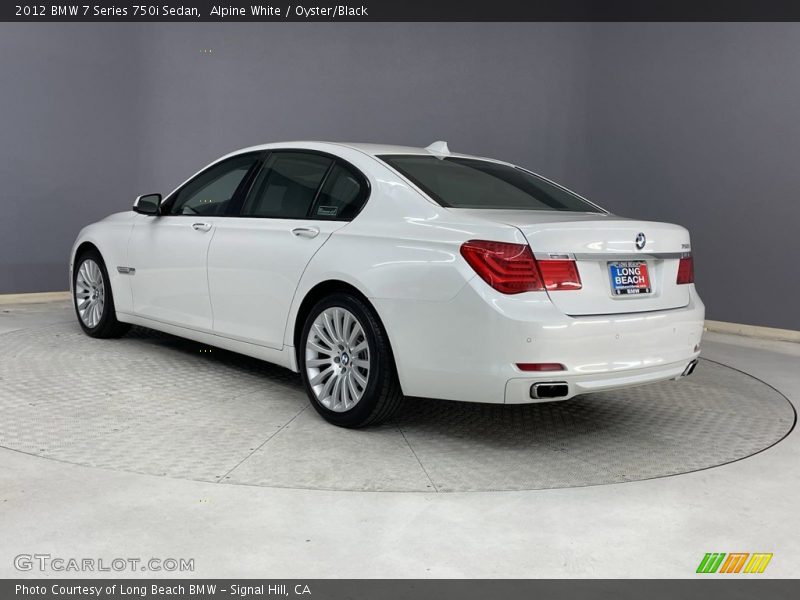  2012 7 Series 750i Sedan Alpine White