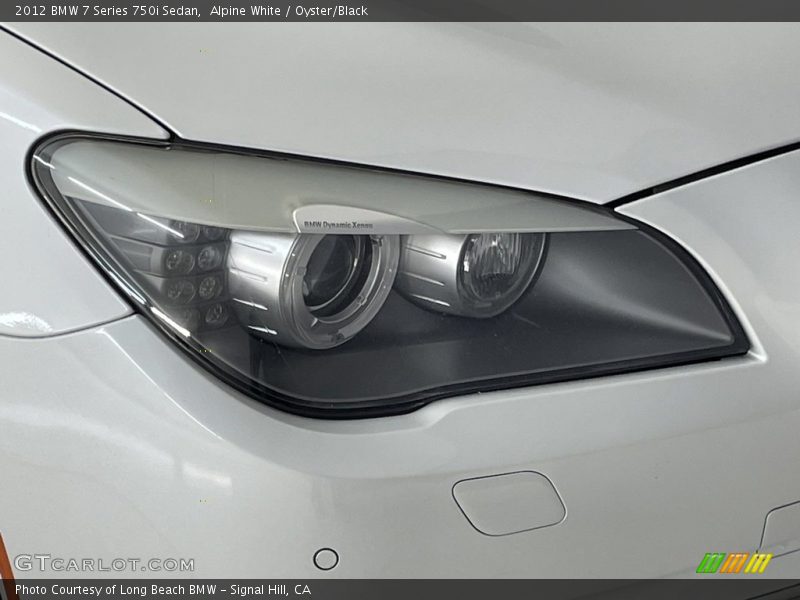 Alpine White / Oyster/Black 2012 BMW 7 Series 750i Sedan