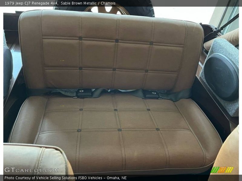 Rear Seat of 1979 CJ7 Renegade 4x4