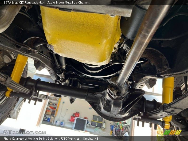 Undercarriage of 1979 CJ7 Renegade 4x4