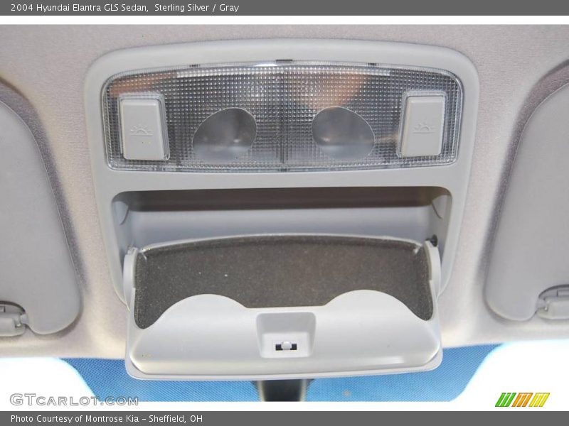 Sterling Silver / Gray 2004 Hyundai Elantra GLS Sedan