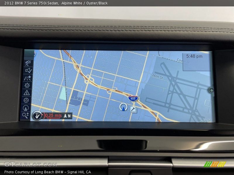 Navigation of 2012 7 Series 750i Sedan