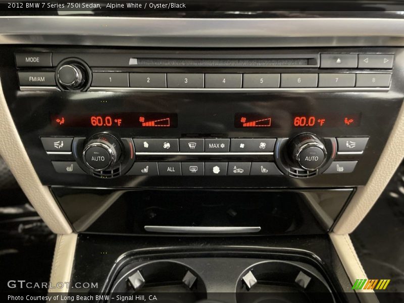 Controls of 2012 7 Series 750i Sedan