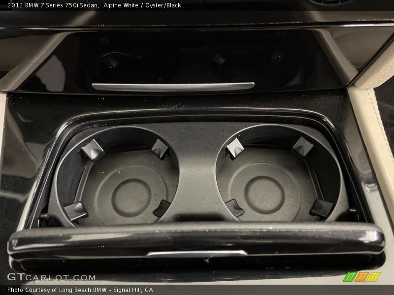 Alpine White / Oyster/Black 2012 BMW 7 Series 750i Sedan