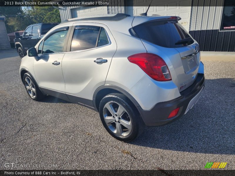 Quicksilver Metallic / Ebony 2013 Buick Encore Convenience
